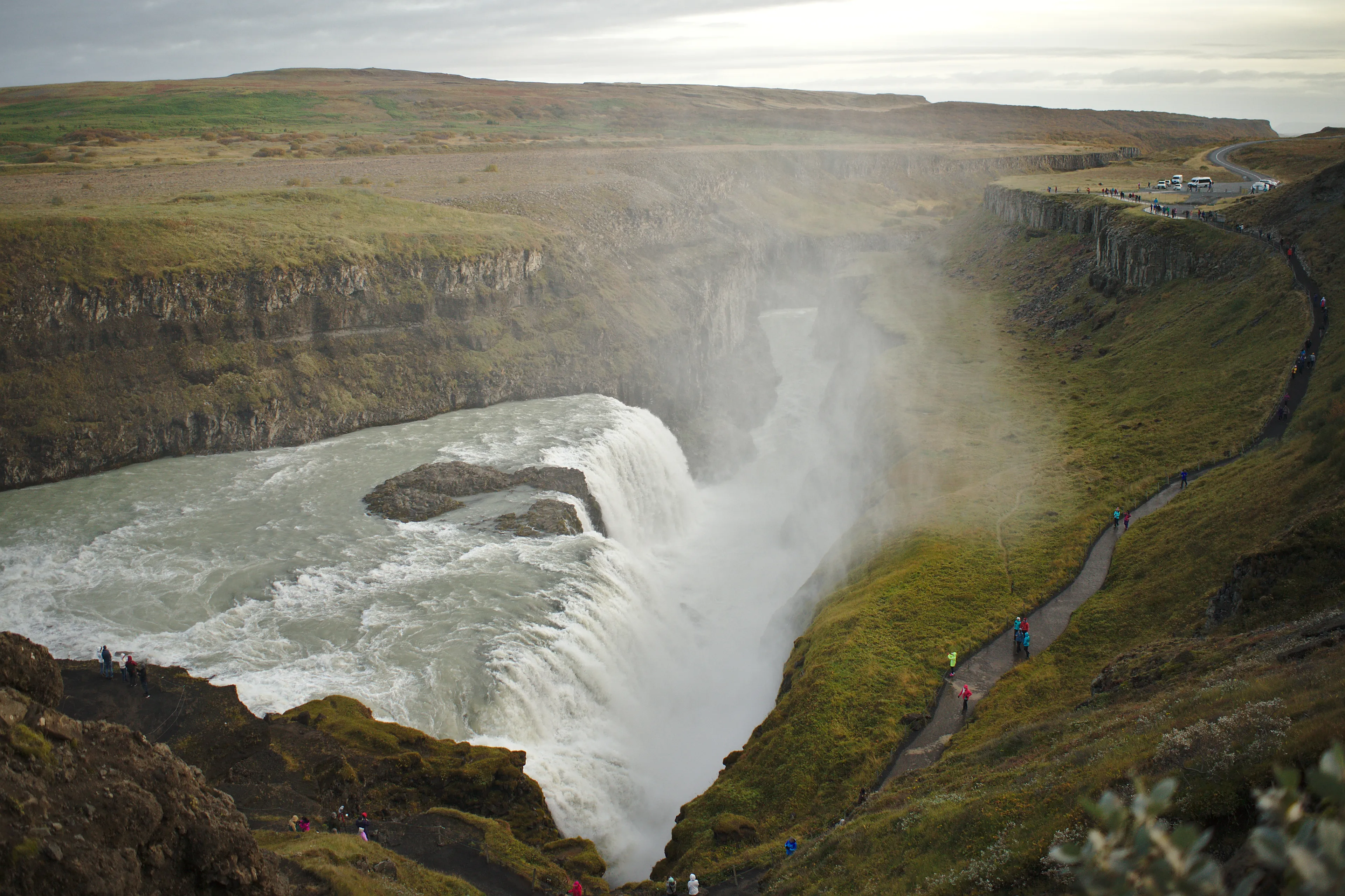 Gullfoss mist