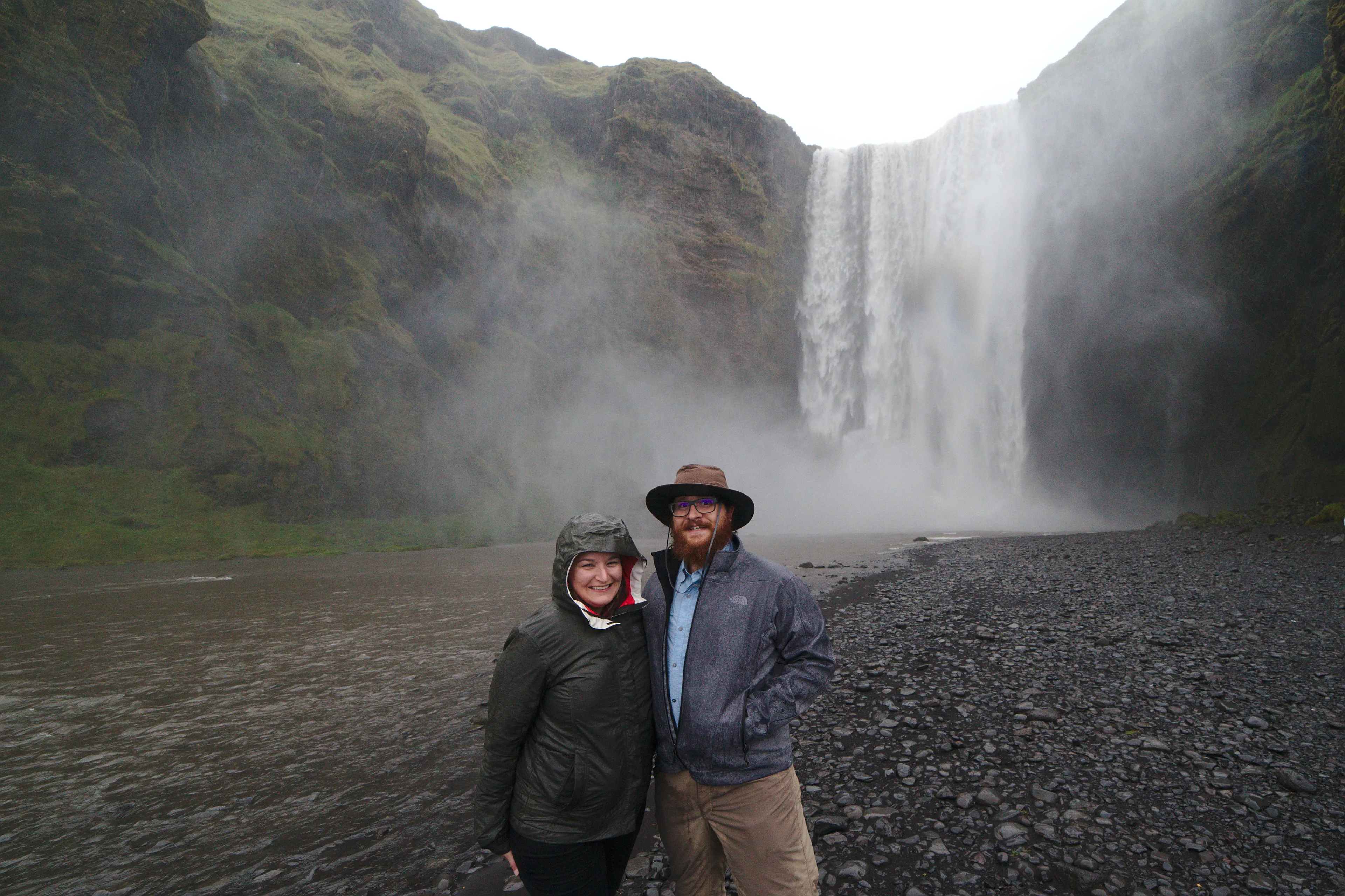 Skógafoss above