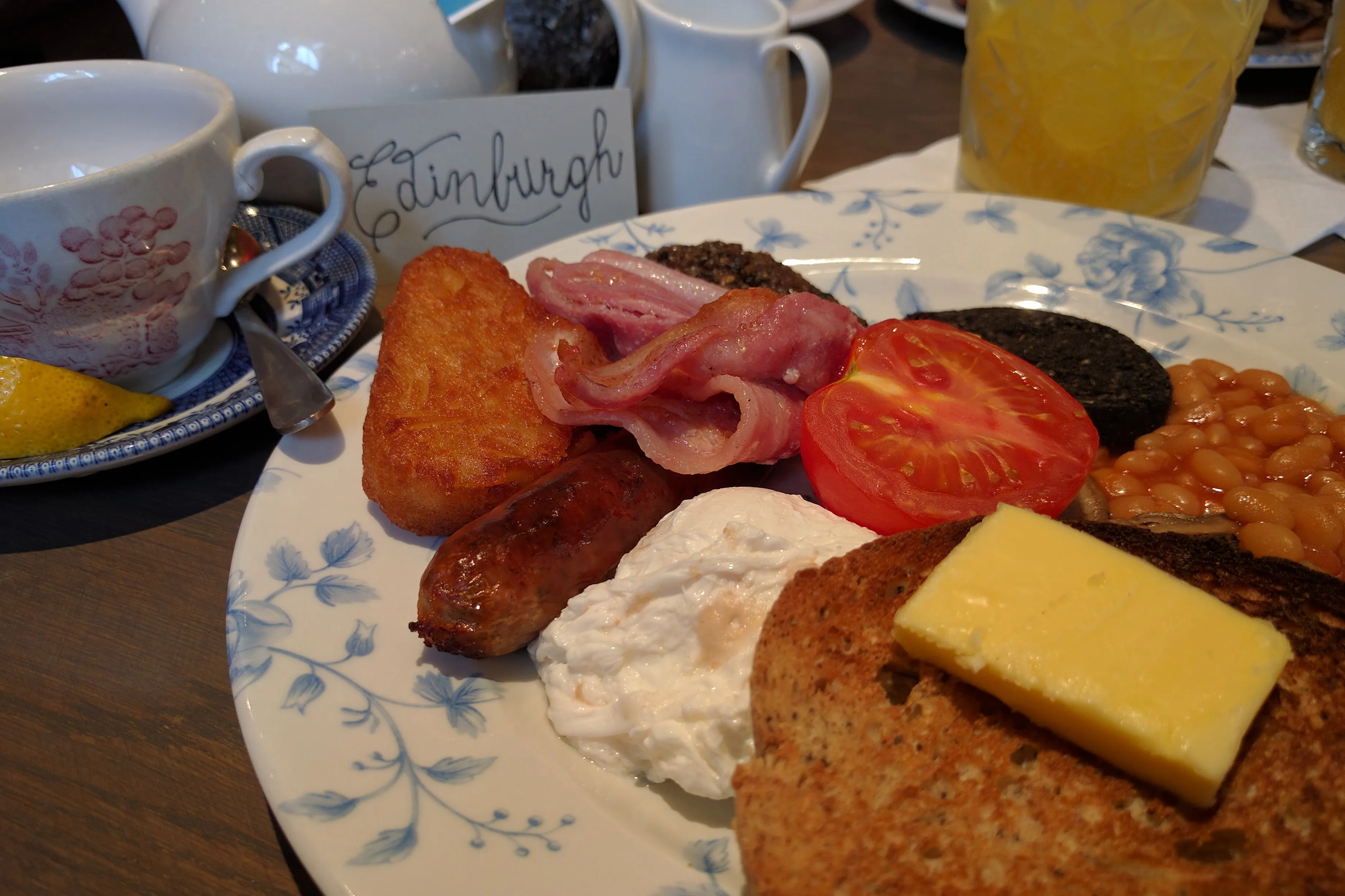 Indigo Yard breakfast